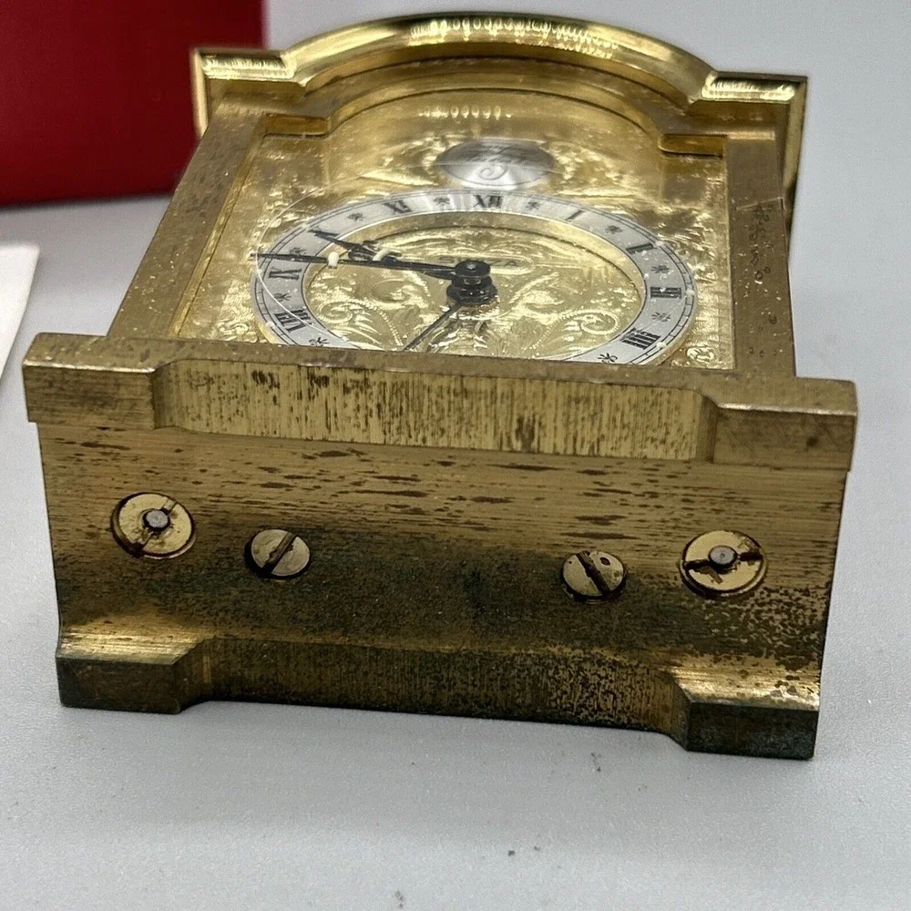 Swiss Made Swiza Sheffield Alarm Clock Vintage‎ NAME OF CLOCK TEMPUS FUGIT